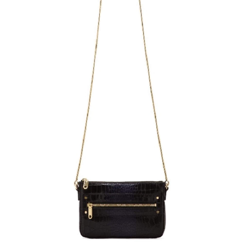 Milly Callan Croc Collection Mini Bag, black - Picture 3 of 7